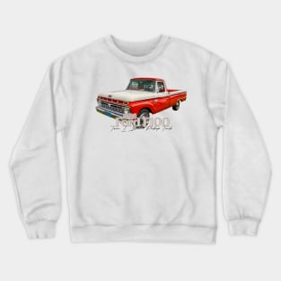 1966 Ford F100 Twin I Beam Pickup Truck Crewneck Sweatshirt